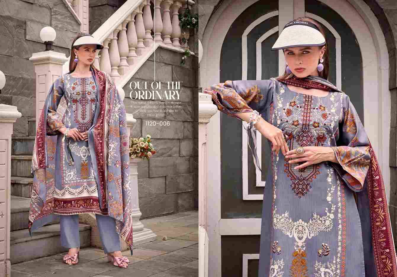 Needle Wonder Vol-5 By Romani 1120-001 To 1120-008 Series Beautiful Festive Suits Stylish Fancy Colorful Casual Wear & Ethnic Wear Soft Cotton Print Dresses At Wholesale Price