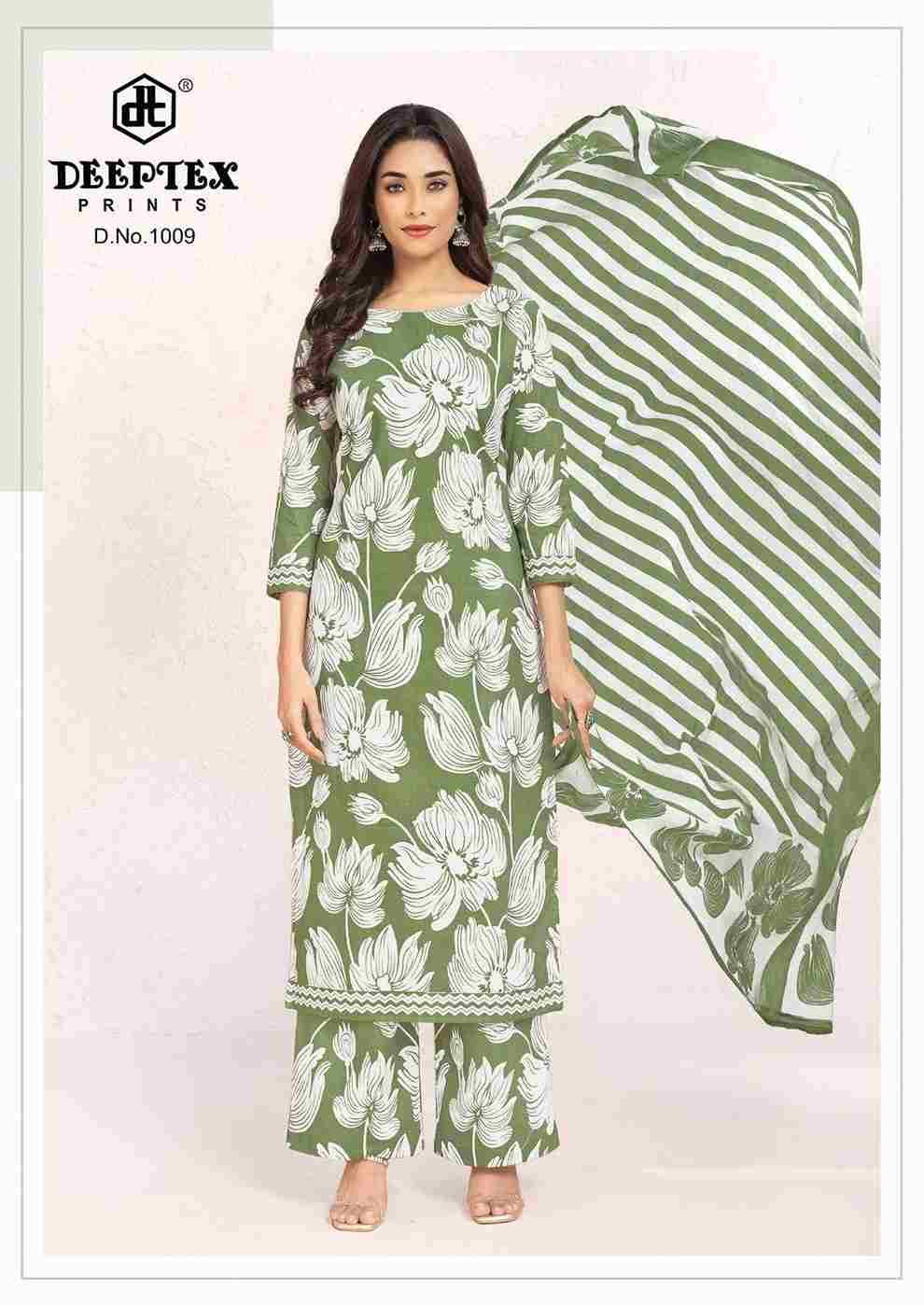 Aaliza Vol-10 By Deeptex Prints 1001 To 1010 Series Beautiful Festive Suits Stylish Fancy Colorful Casual Wear & Ethnic Wear Cotton Print Dresses At Wholesale Price