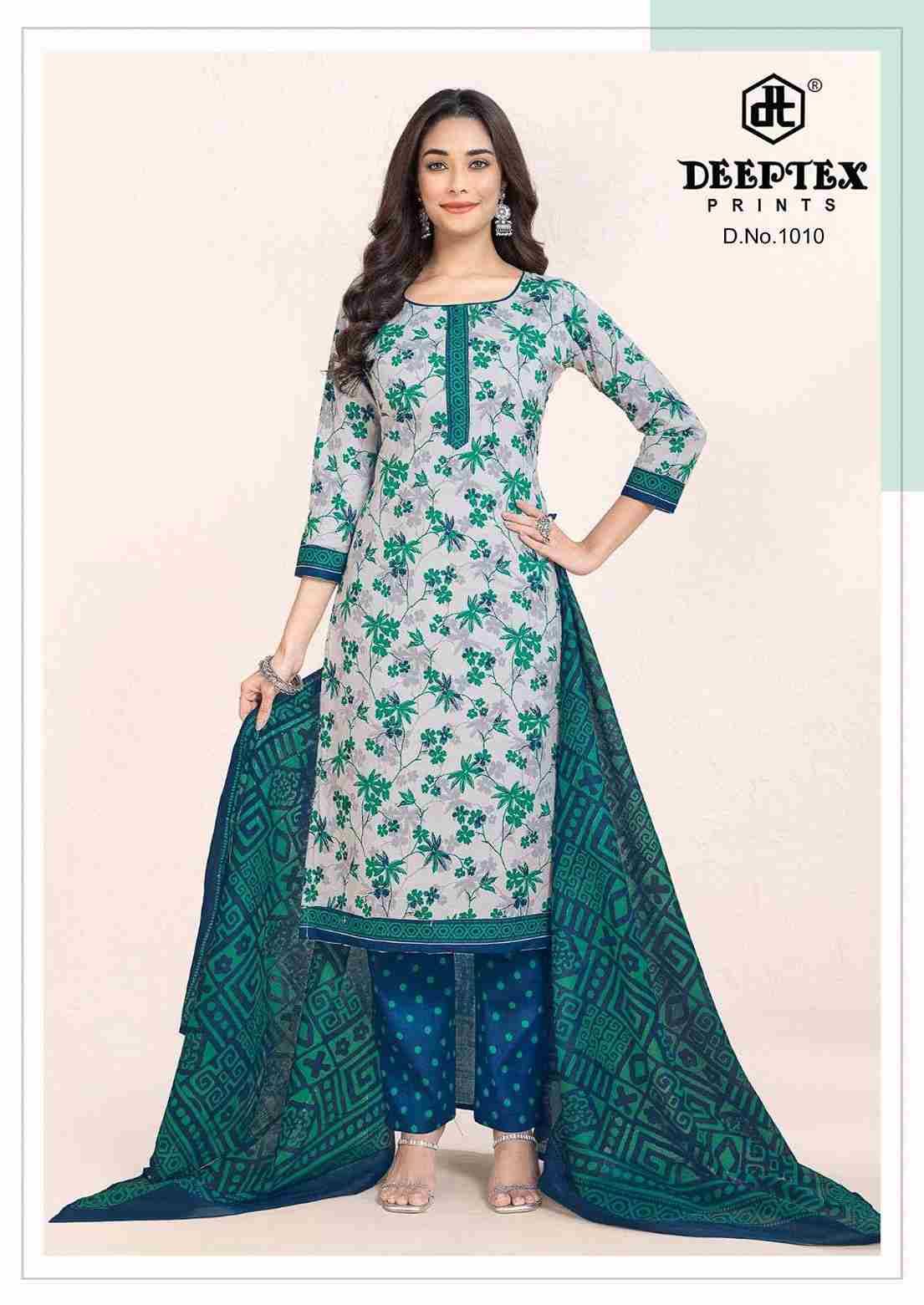 Aaliza Vol-10 By Deeptex Prints 1001 To 1010 Series Beautiful Festive Suits Stylish Fancy Colorful Casual Wear & Ethnic Wear Cotton Print Dresses At Wholesale Price