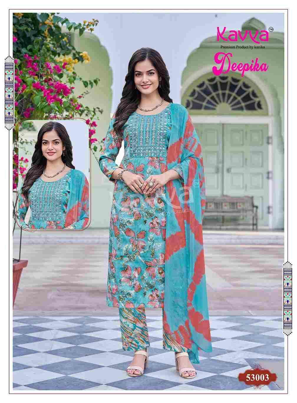 Deepika Vol-53 By Kavya 53001 To 53010 Series Beautiful Stylish Festive Suits Fancy Colorful Casual Wear & Ethnic Wear & Ready To Wear Fancy Dresses At Wholesale Price