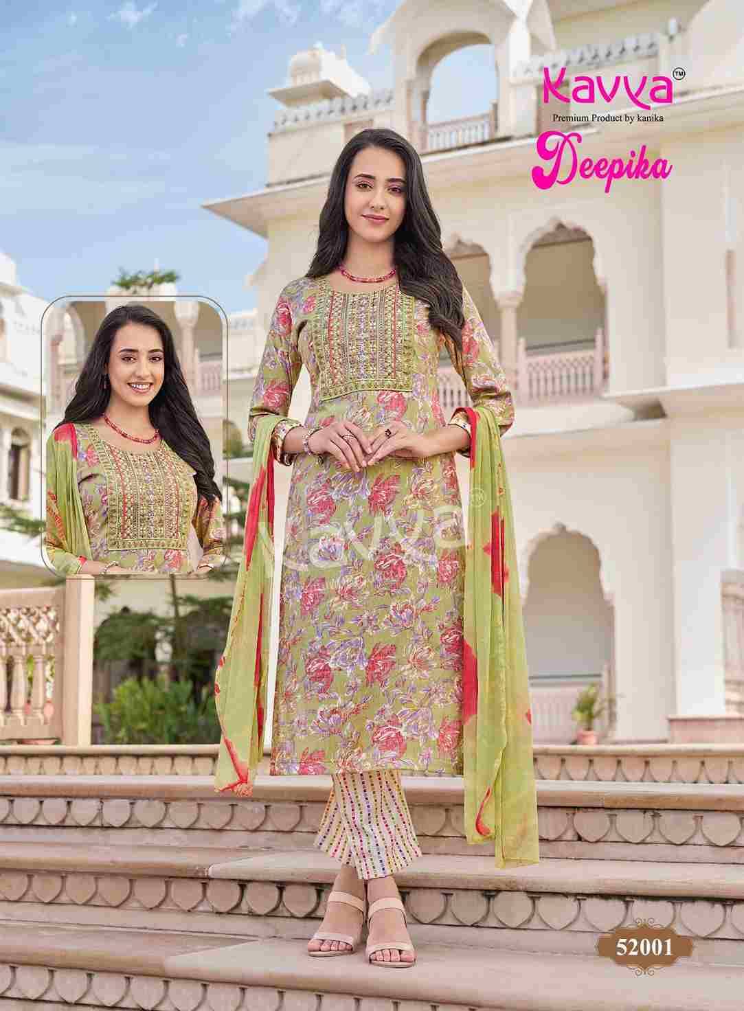 Deepika Vol-52 By Kavya 52001 To 52010 Series Beautiful Stylish Festive Suits Fancy Colorful Casual Wear & Ethnic Wear & Ready To Wear Fancy Dresses At Wholesale Price