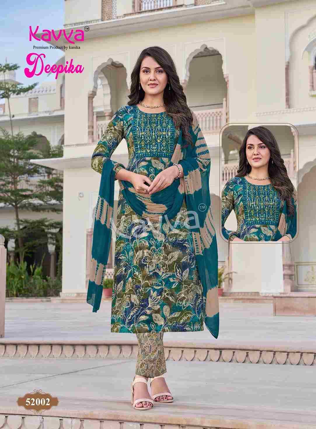 Deepika Vol-52 By Kavya 52001 To 52010 Series Beautiful Stylish Festive Suits Fancy Colorful Casual Wear & Ethnic Wear & Ready To Wear Fancy Dresses At Wholesale Price