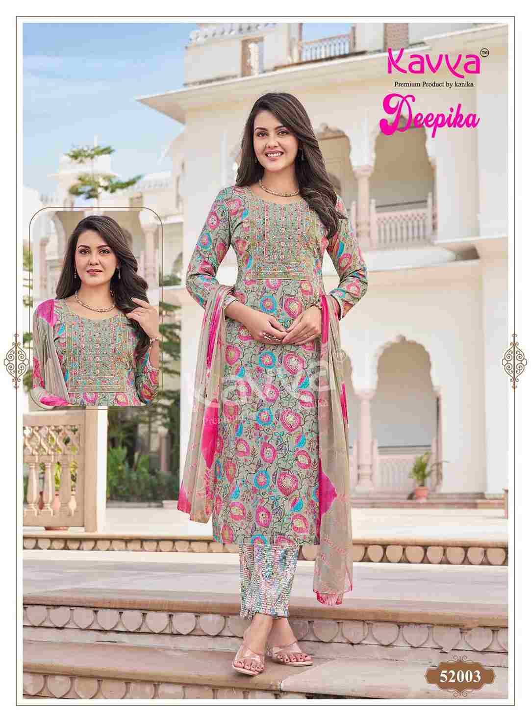 Deepika Vol-52 By Kavya 52001 To 52010 Series Beautiful Stylish Festive Suits Fancy Colorful Casual Wear & Ethnic Wear & Ready To Wear Fancy Dresses At Wholesale Price