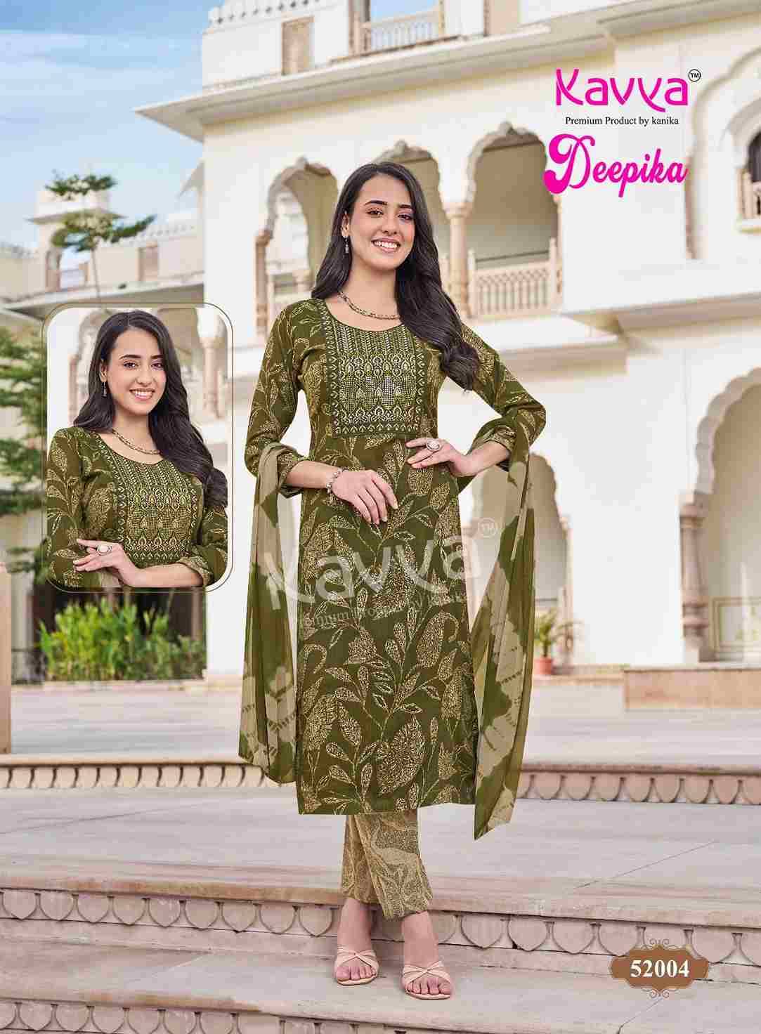Deepika Vol-52 By Kavya 52001 To 52010 Series Beautiful Stylish Festive Suits Fancy Colorful Casual Wear & Ethnic Wear & Ready To Wear Fancy Dresses At Wholesale Price