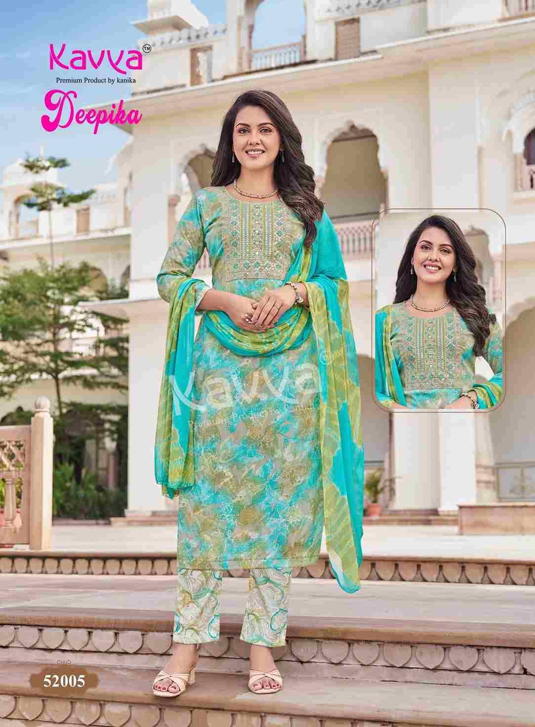Deepika Vol-52 By Kavya 52001 To 52010 Series Beautiful Stylish Festive Suits Fancy Colorful Casual Wear & Ethnic Wear & Ready To Wear Fancy Dresses At Wholesale Price