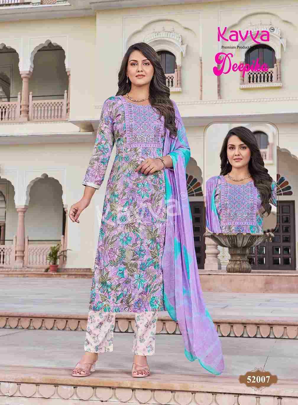 Deepika Vol-52 By Kavya 52001 To 52010 Series Beautiful Stylish Festive Suits Fancy Colorful Casual Wear & Ethnic Wear & Ready To Wear Fancy Dresses At Wholesale Price