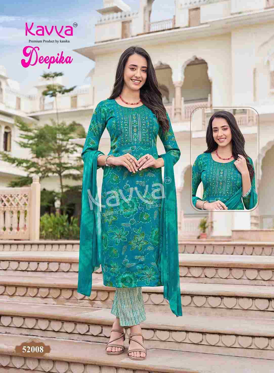 Deepika Vol-52 By Kavya 52001 To 52010 Series Beautiful Stylish Festive Suits Fancy Colorful Casual Wear & Ethnic Wear & Ready To Wear Fancy Dresses At Wholesale Price