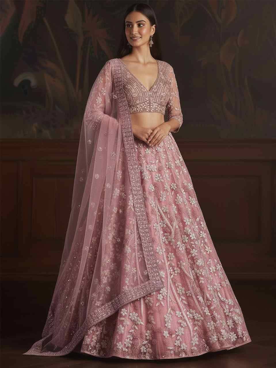 Raveena By PC 01 To 04 Series Designer Beautiful Bridal Collection Occasional Wear & Party Wear Net Lehengas At Wholesale Price