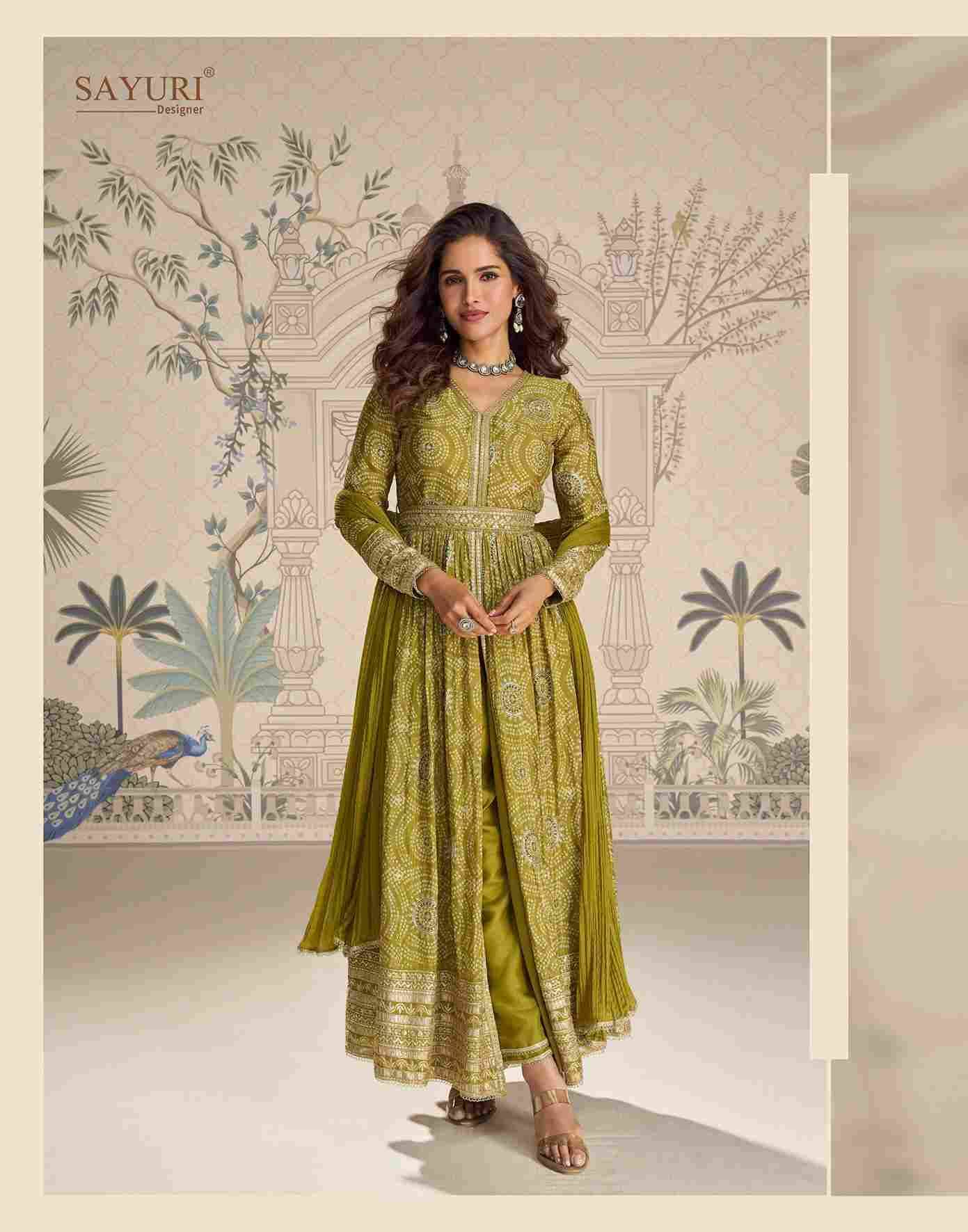 Sakshi By Sayuri 10139 To 10141 Series Beautiful Festive Suits Colorful Stylish Fancy Casual Wear & Ethnic Wear Premium Chinnon Silk Dresses At Wholesale Price