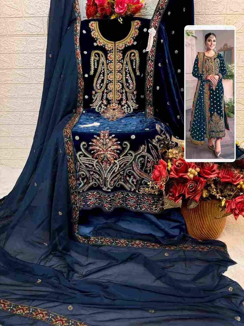 Fepic 17033 Colours By Fepic 17033-A To 17033-C Series Beautiful Pakistani Suits Colorful Stylish Fancy Casual Wear & Ethnic Wear Velvet Embroidered Dresses At Wholesale Price