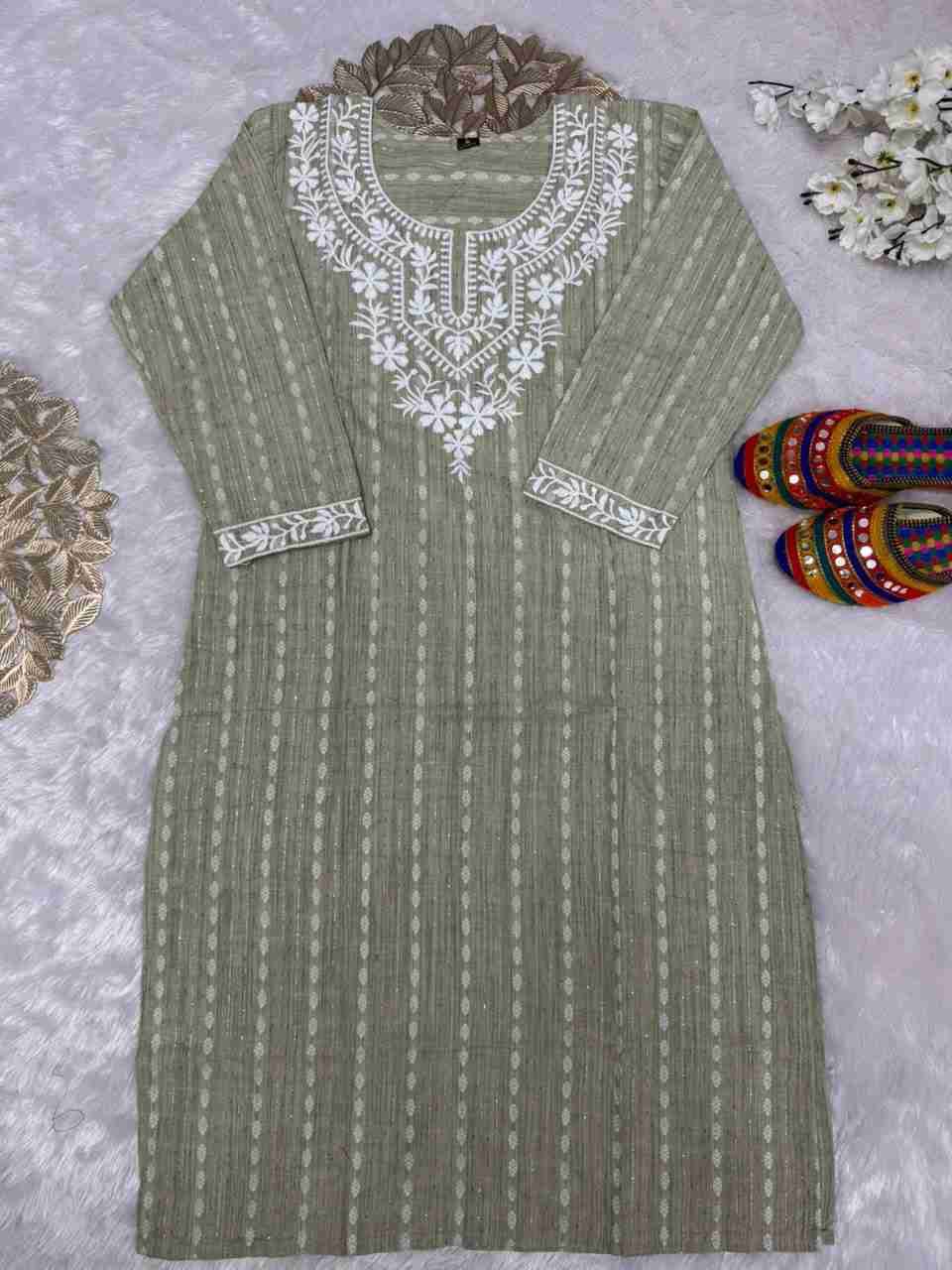 Vtd-33 By Fashid Wholesale 01 To 02 Series Designer Festive Suits Collection Beautiful Stylish Fancy Colorful Party Wear & Occasional Wear Khadi Cotton Kurti At Wholesale Price