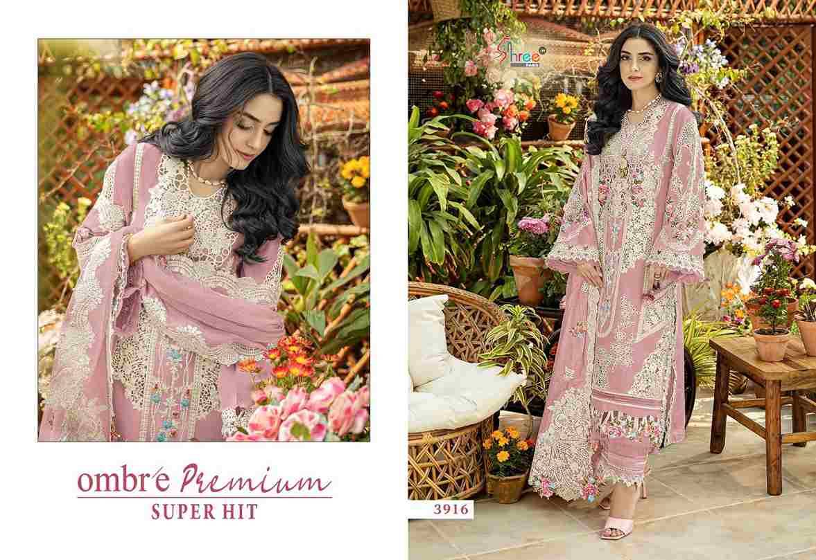 Ombre Premium Super Hit By Shree Fabs Designer Pakistani Suits Collection Beautiful Stylish Fancy Colorful Party Wear & Ethnic Wear Pure Viscose With Pure Cotton With Embroidery Dresses At Wholesale Price