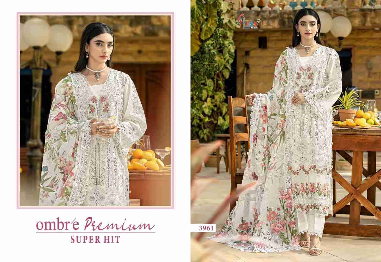 Ombre Premium Super Hit By Shree Fabs Designer Pakistani Suits Collection Beautiful Stylish Fancy Colorful Party Wear & Ethnic Wear Pure Viscose With Pure Cotton With Embroidery Dresses At Wholesale Price