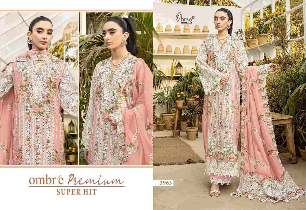 Ombre Premium Super Hit By Shree Fabs Designer Pakistani Suits Collection Beautiful Stylish Fancy Colorful Party Wear & Ethnic Wear Pure Viscose With Pure Cotton With Embroidery Dresses At Wholesale Price
