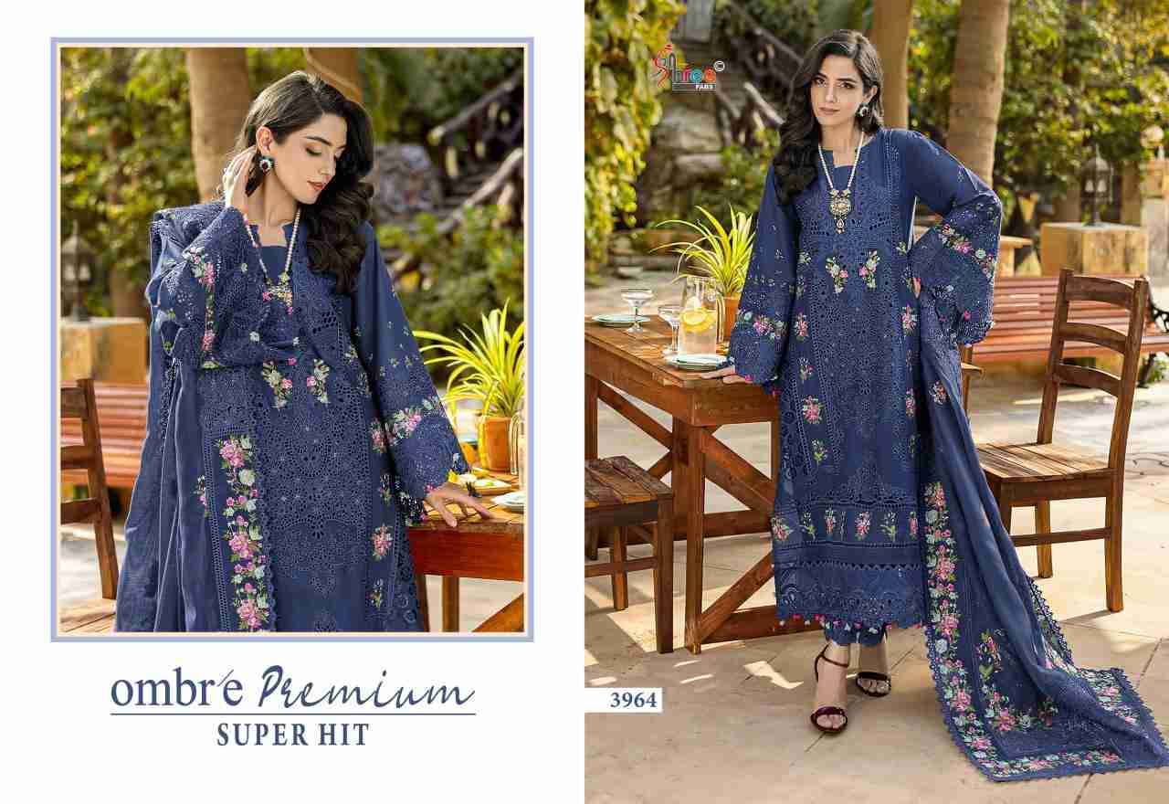 Ombre Premium Super Hit By Shree Fabs Designer Pakistani Suits Collection Beautiful Stylish Fancy Colorful Party Wear & Ethnic Wear Pure Viscose With Pure Cotton With Embroidery Dresses At Wholesale Price
