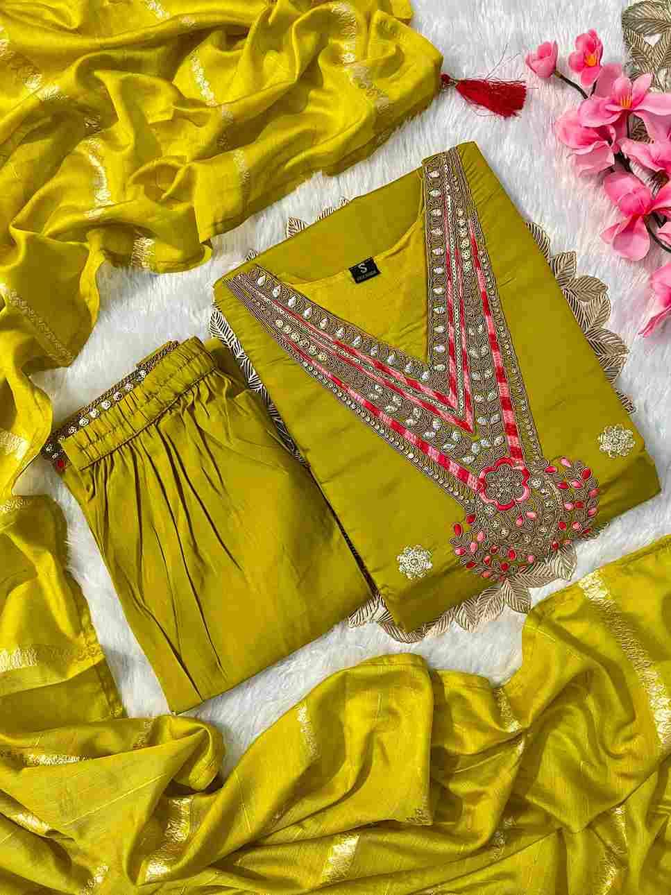 Vtd-36 By Fashid Wholesale Designer Festive Suits Collection Beautiful Stylish Fancy Colorful Party Wear & Occasional Wear Roman Silk Kurti With Bottom At Wholesale Price
