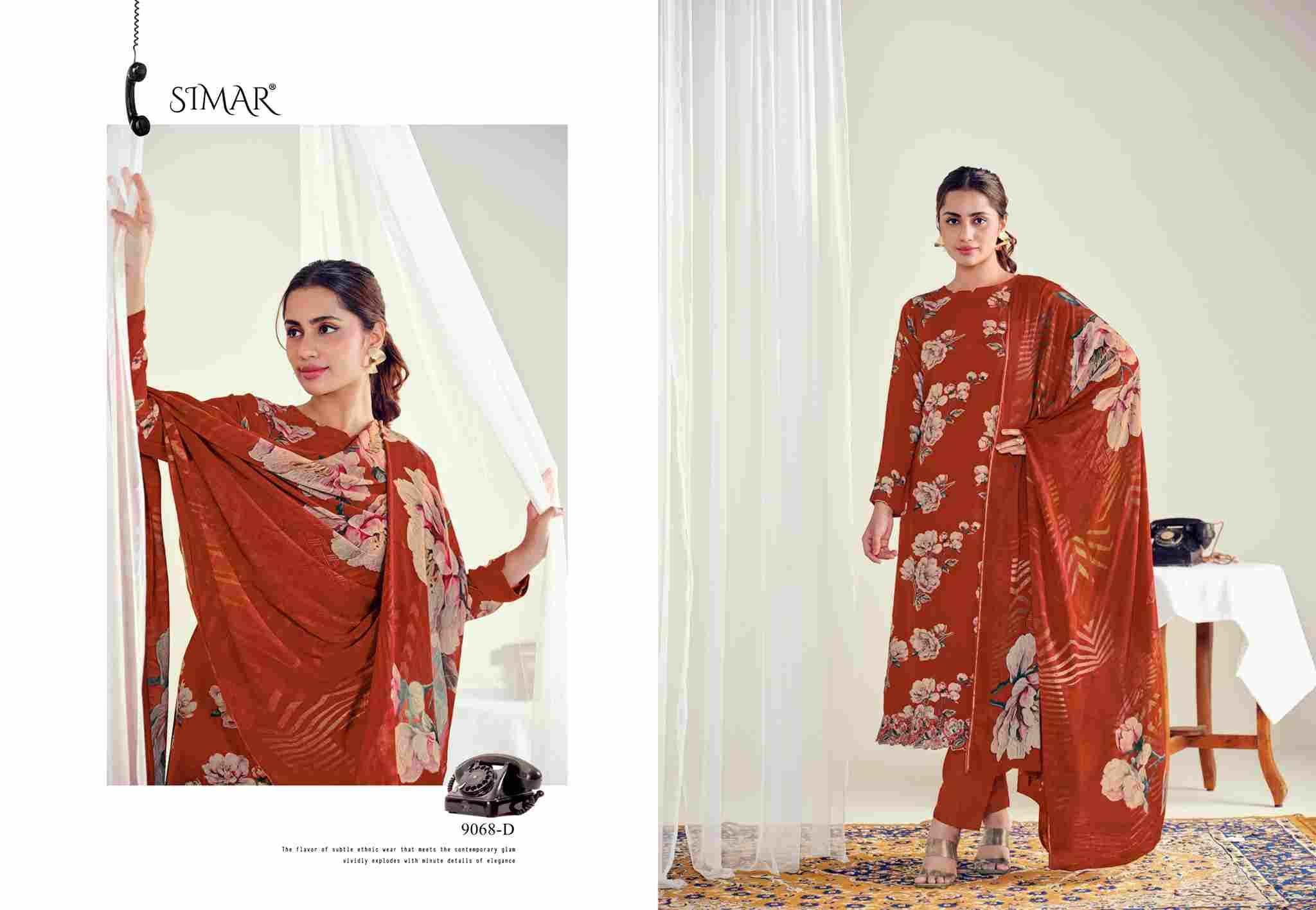 Everbloom By Simar 9068-A To 9068-D Series Beautiful Stylish Fancy Colorful Casual Wear & Ethnic Wear Viscose Corduroy Tops At Wholesale Price