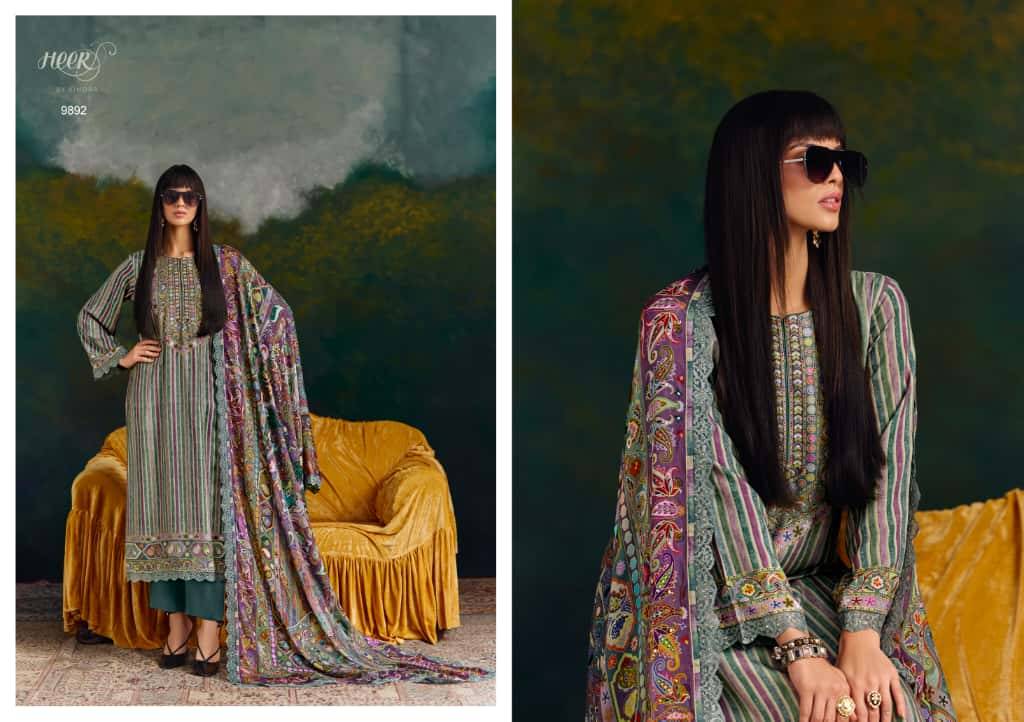 Kashida By Kimora Fashion 9891 To 9896 Series Designer Festive Suits Collection Beautiful Stylish Fancy Colorful Party Wear & Occasional Wear Pure Muslin Dresses At Wholesale Price