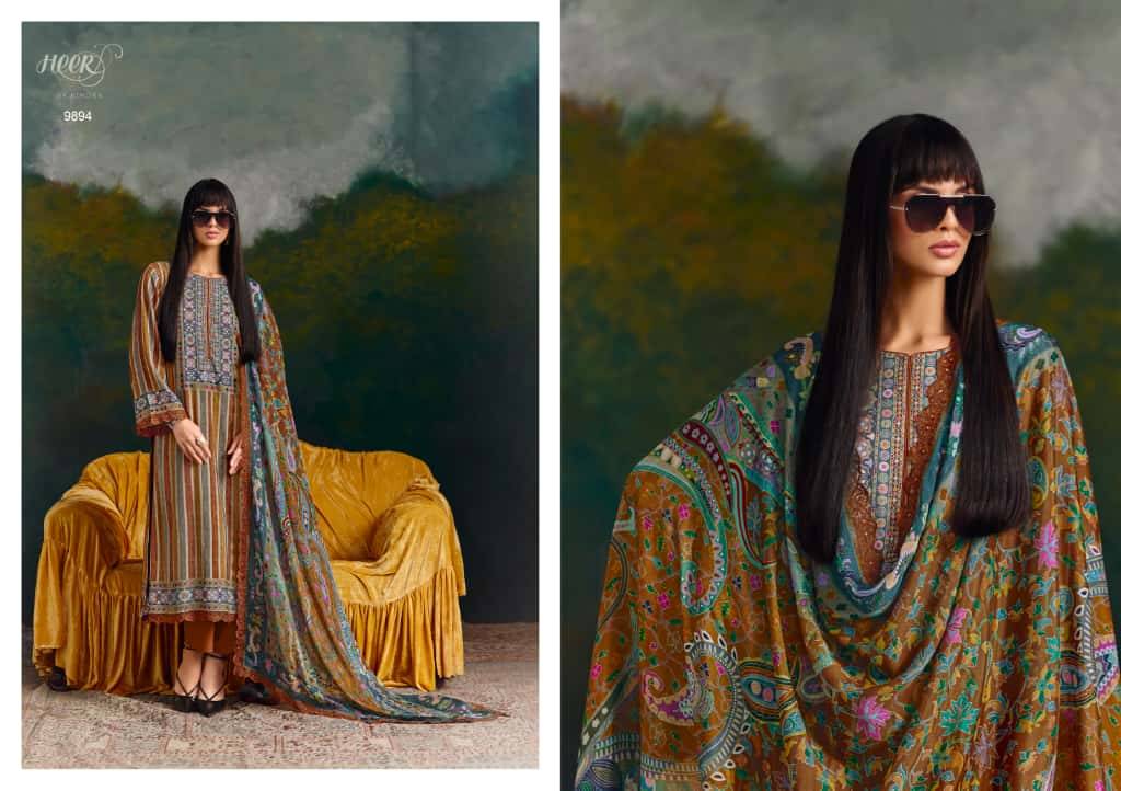 Kashida By Kimora Fashion 9891 To 9896 Series Designer Festive Suits Collection Beautiful Stylish Fancy Colorful Party Wear & Occasional Wear Pure Muslin Dresses At Wholesale Price