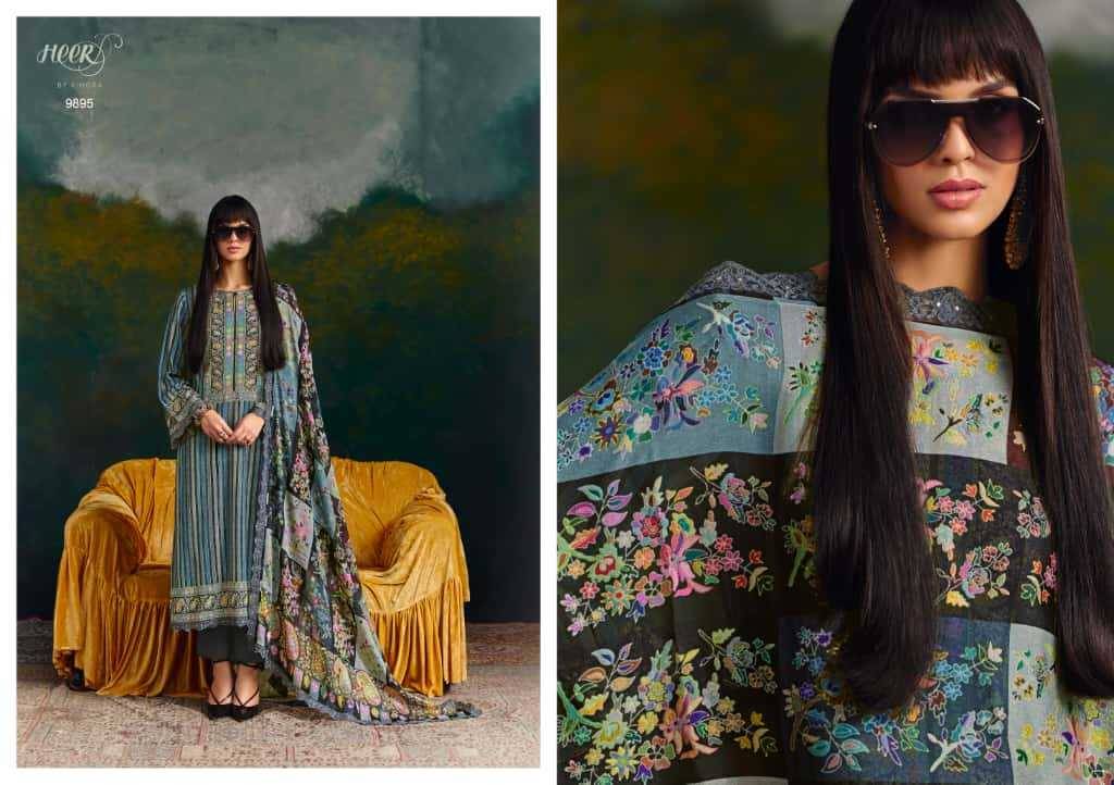 Kashida By Kimora Fashion 9891 To 9896 Series Designer Festive Suits Collection Beautiful Stylish Fancy Colorful Party Wear & Occasional Wear Pure Muslin Dresses At Wholesale Price