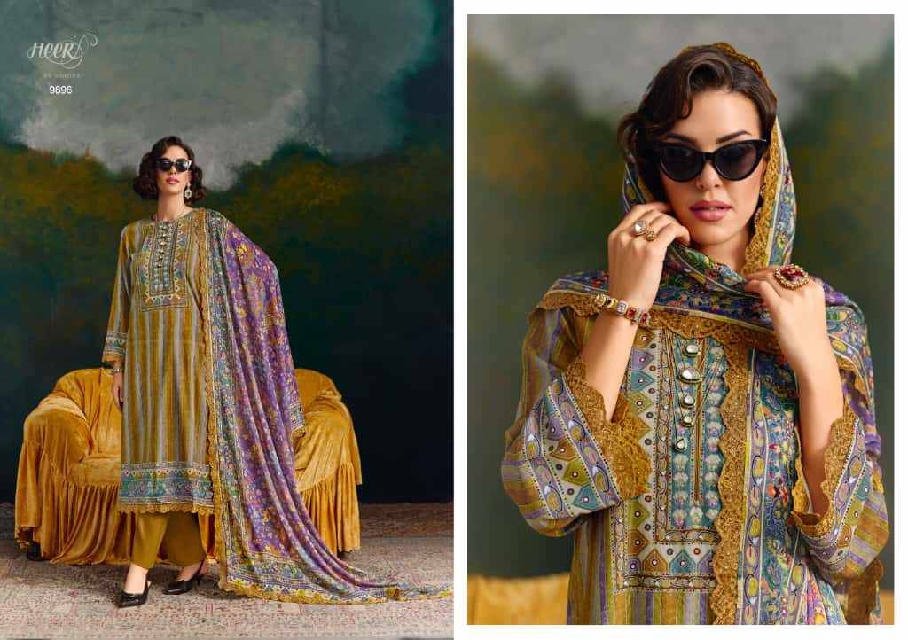 Kashida By Kimora Fashion 9891 To 9896 Series Designer Festive Suits Collection Beautiful Stylish Fancy Colorful Party Wear & Occasional Wear Pure Muslin Dresses At Wholesale Price