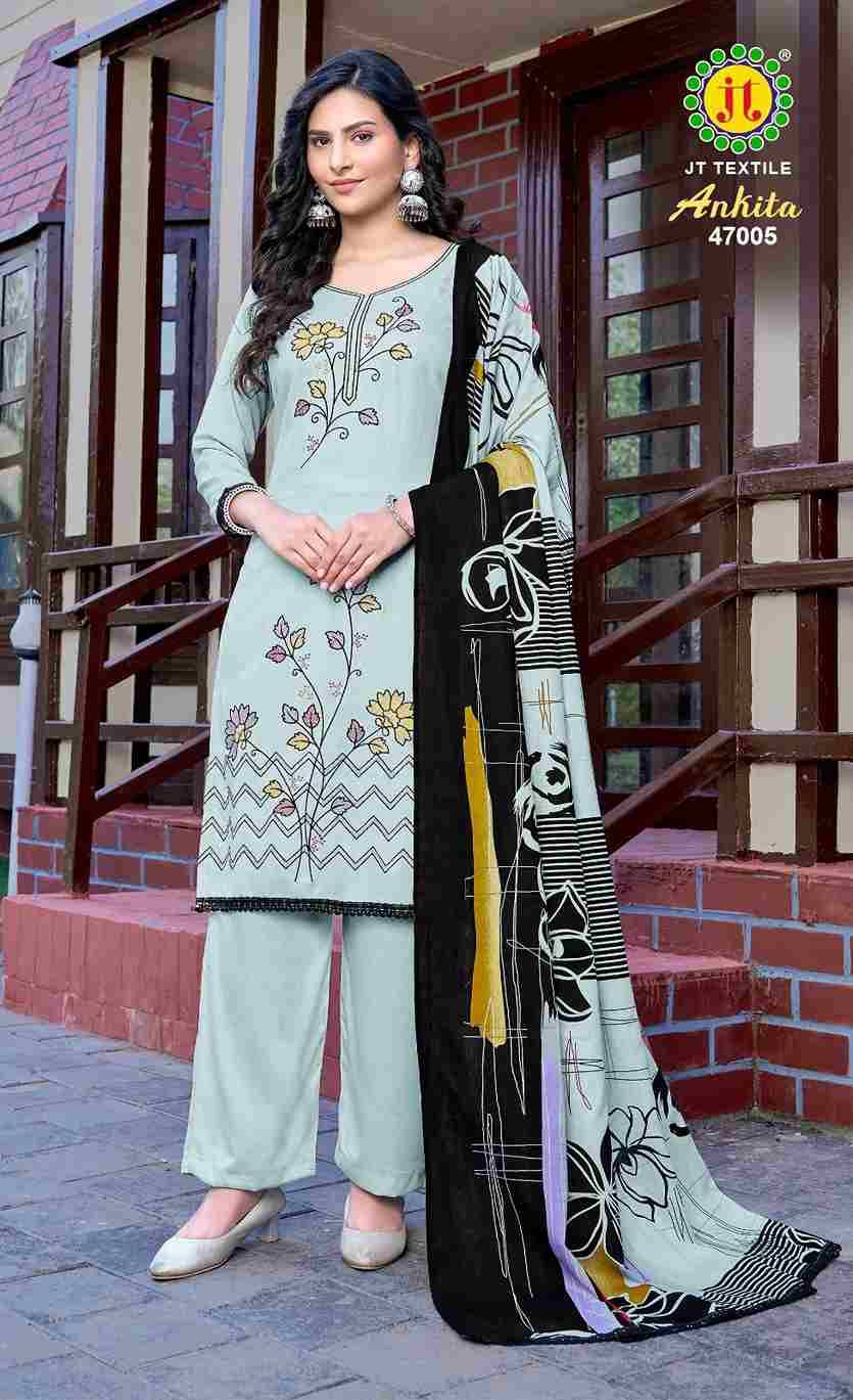 Ankita Vol-47 By JT 47001 To 47005 Series Beautiful Festive Suits Colorful Stylish Fancy Casual Wear & Ethnic Wear Rayon Dresses At Wholesale Price