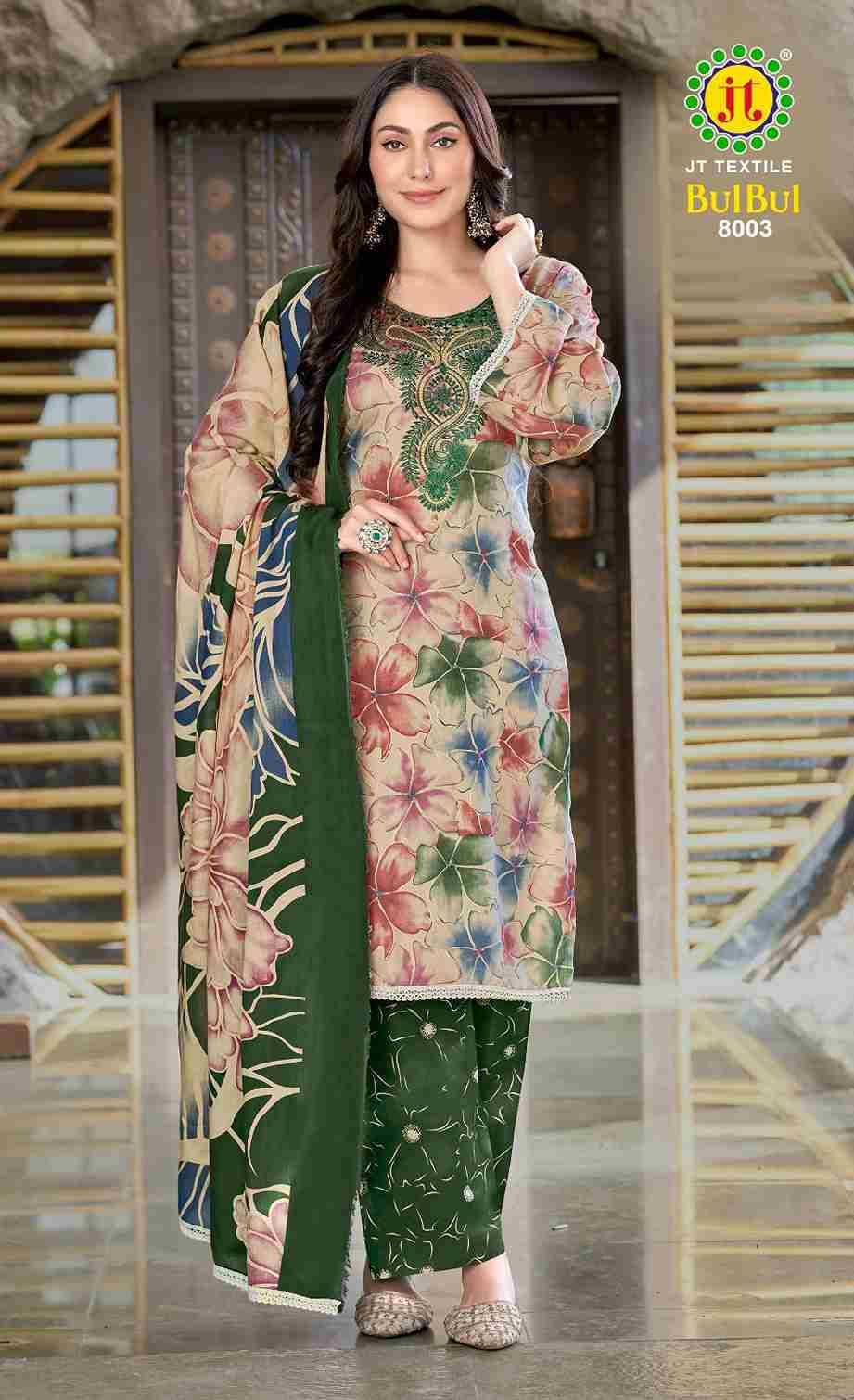 Bulbul Vol-8 By JT 8001 To 8005 Series Beautiful Festive Suits Colorful Stylish Fancy Casual Wear & Ethnic Wear Rayon Dresses At Wholesale Price