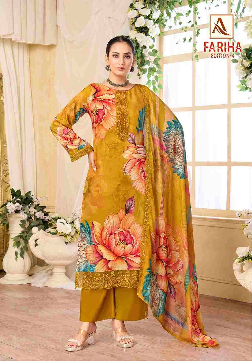 Fariha Vol-4 By Alok Suit 2159-981-01 To 2159-981-08 Series Beautiful Festive Suits Colorful Stylish Fancy Casual Wear & Ethnic Wear Pure Muslin Dresses At Wholesale Price
