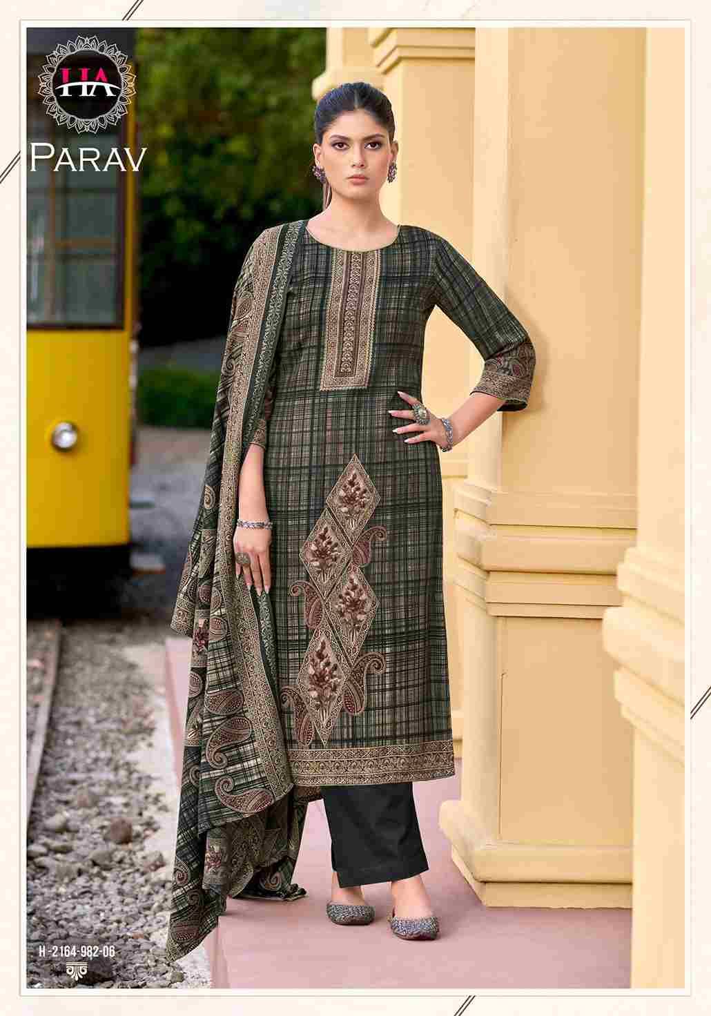 Parav By Harshit Fashion Hub 2164-982-01 To 2164-982-06 Series Beautiful Festive Suits Stylish Fancy Colorful Casual Wear & Ethnic Wear Pure Pashmina Dresses At Wholesale Price