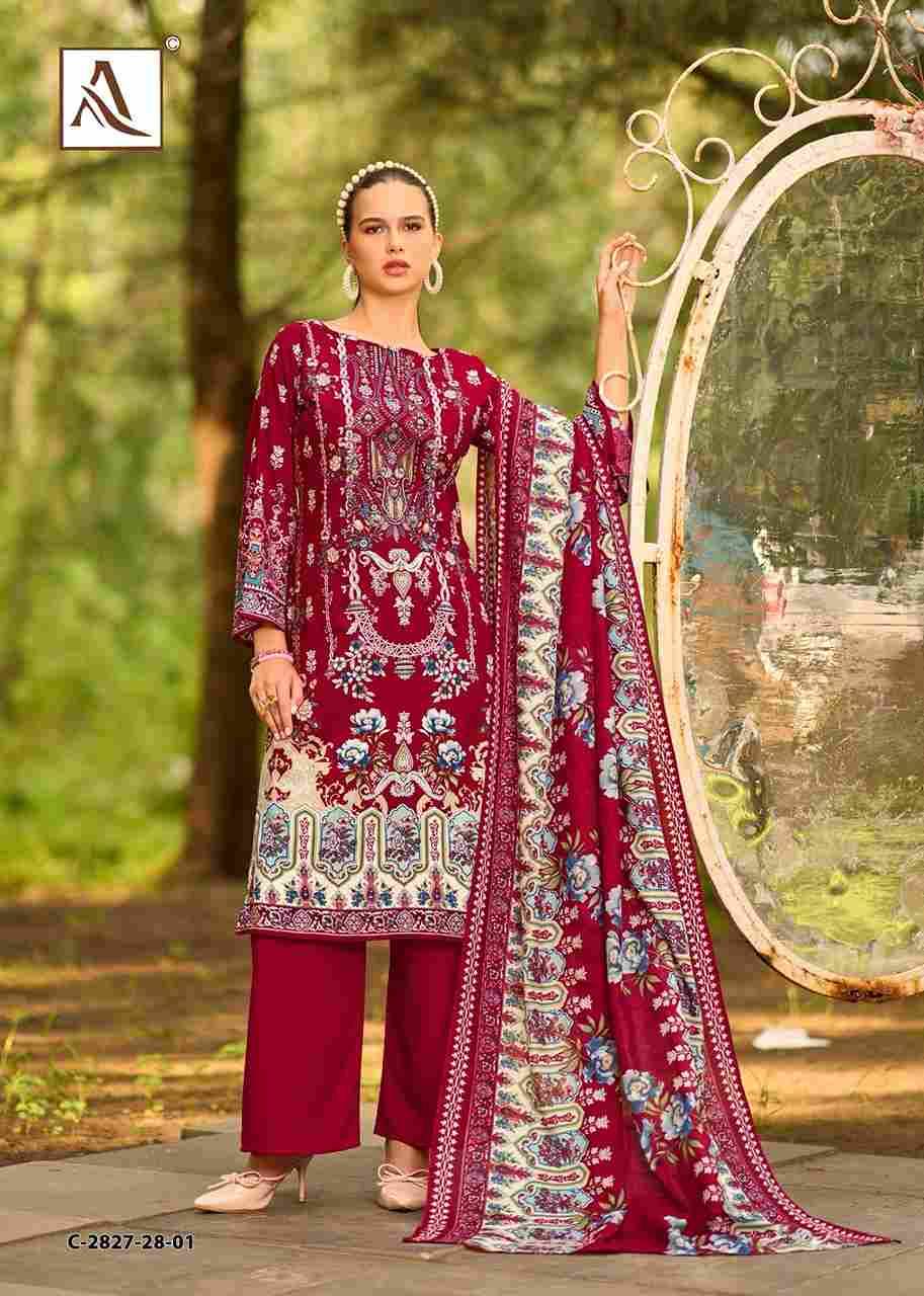 Tahira Vol-3 By Alok Suit 2827-28-01 To 2827-28-08 Series Beautiful Festive Suits Colorful Stylish Fancy Casual Wear & Ethnic Wear Pure Viscose Rayon Print With Embroidered Dresses At Wholesale Price