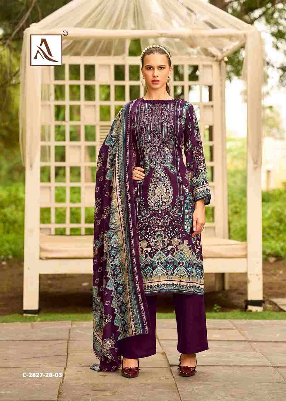 Tahira Vol-3 By Alok Suit 2827-28-01 To 2827-28-08 Series Beautiful Festive Suits Colorful Stylish Fancy Casual Wear & Ethnic Wear Pure Viscose Rayon Print With Embroidered Dresses At Wholesale Price