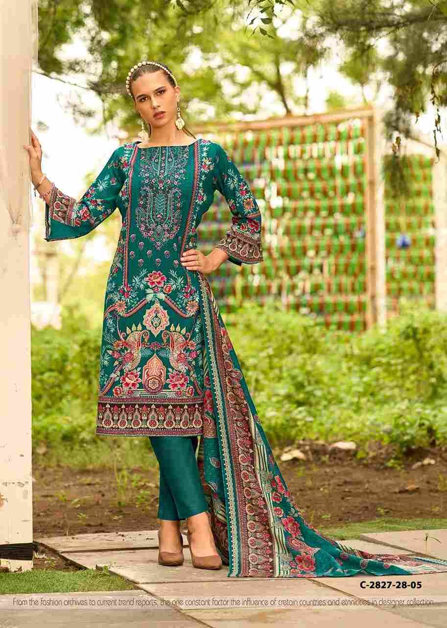 Tahira Vol-3 By Alok Suit 2827-28-01 To 2827-28-08 Series Beautiful Festive Suits Colorful Stylish Fancy Casual Wear & Ethnic Wear Pure Viscose Rayon Print With Embroidered Dresses At Wholesale Price