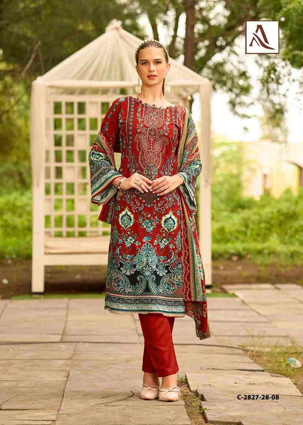 Tahira Vol-3 By Alok Suit 2827-28-01 To 2827-28-08 Series Beautiful Festive Suits Colorful Stylish Fancy Casual Wear & Ethnic Wear Pure Viscose Rayon Print With Embroidered Dresses At Wholesale Price