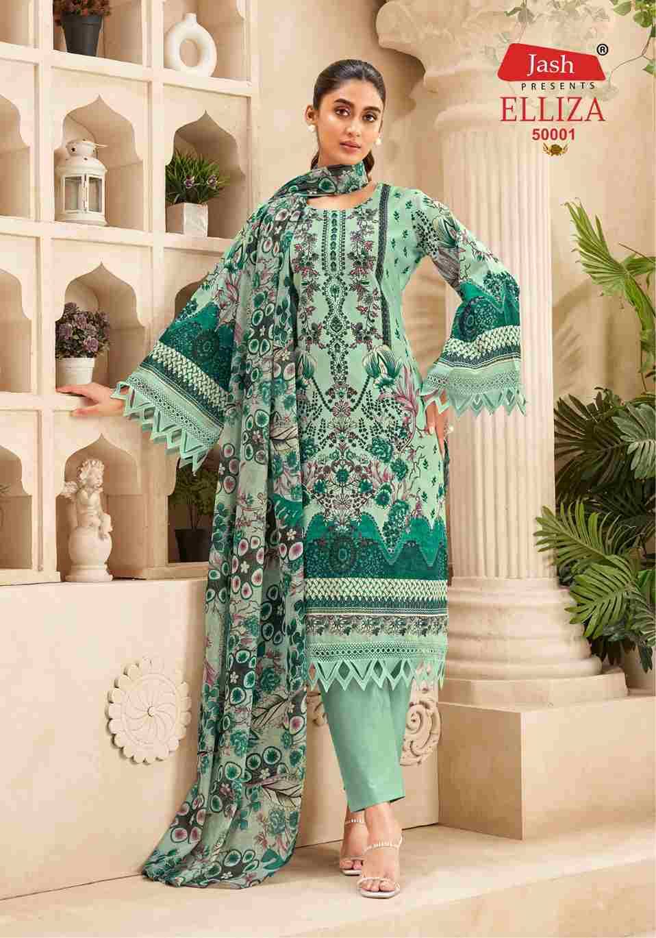 Elliza Vol-50 By Jash 50001 To 50010 Series Beautiful Festive Suits Stylish Fancy Colorful Casual Wear & Ethnic Wear Pure Cotton Print Dresses At Wholesale Price