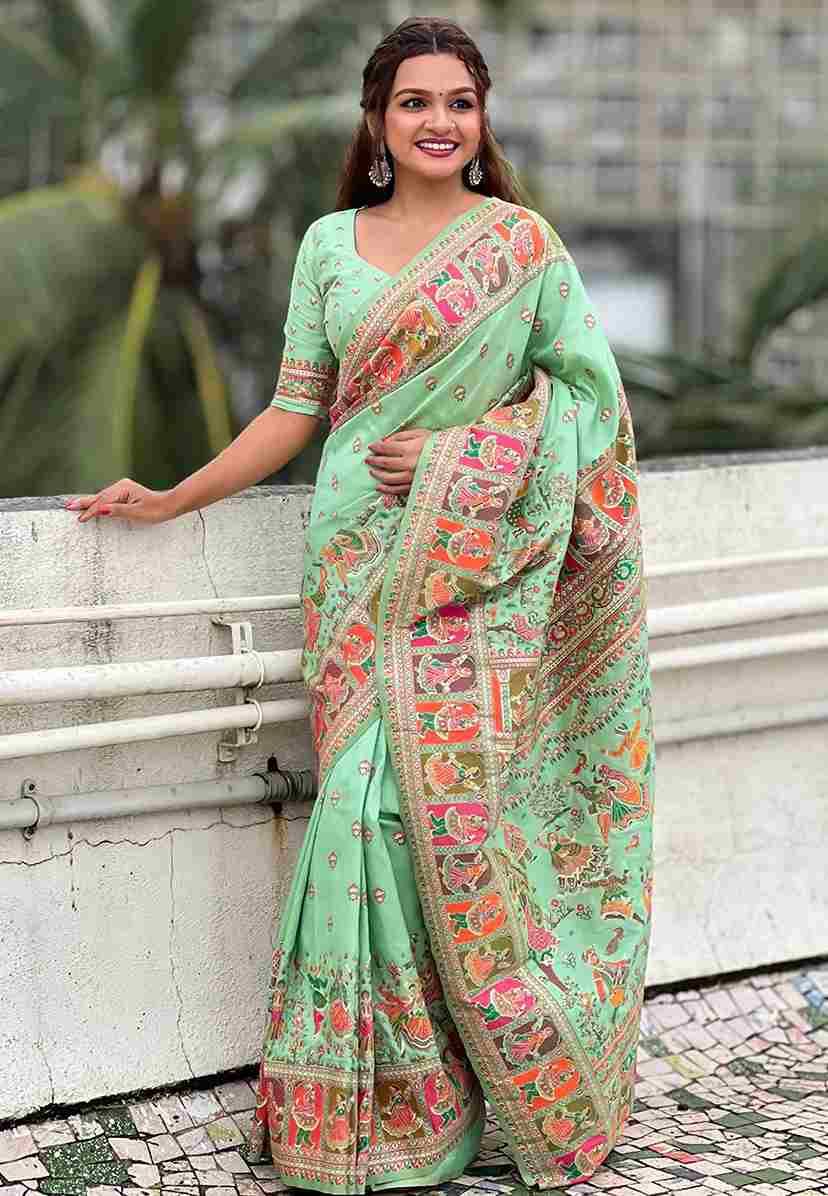 Sb-951 By Fashid Wholesale 01 To 06 Series Indian Traditional Wear Collection Beautiful Stylish Fancy Colorful Party Wear & Occasional Wear Pure Soft Pashmina Silk Sarees At Wholesale Price