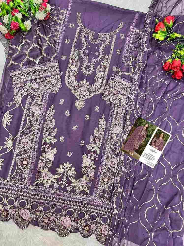 Shree Fabs Hit Design SF-5241 Colours By Shree Fabs SF-5241-A To SF-5241-D Series Beautiful Stylish Pakistani Suits Fancy Colorful Casual Wear & Ethnic Wear & Ready To Wear Chiffon Embroidery Dresses At Wholesale Price