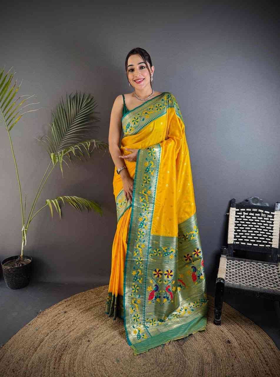 Sb-945 Vol-2 By Fashid Wholesale 01 To 09 Series Indian Traditional Wear Collection Beautiful Stylish Fancy Colorful Party Wear & Occasional Wear Paithani Silk Sarees At Wholesale Price