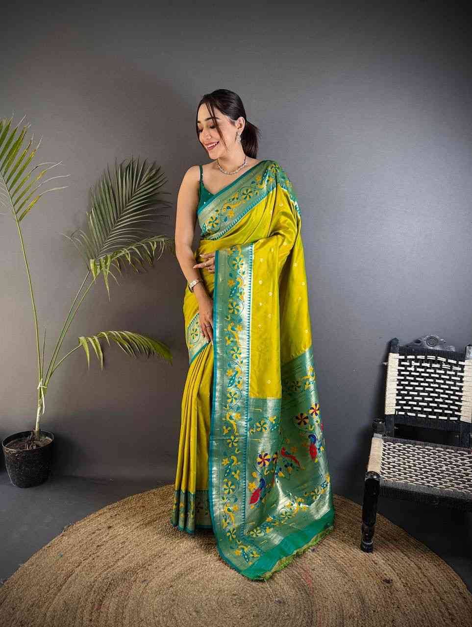 Sb-945 Vol-2 By Fashid Wholesale 01 To 09 Series Indian Traditional Wear Collection Beautiful Stylish Fancy Colorful Party Wear & Occasional Wear Paithani Silk Sarees At Wholesale Price