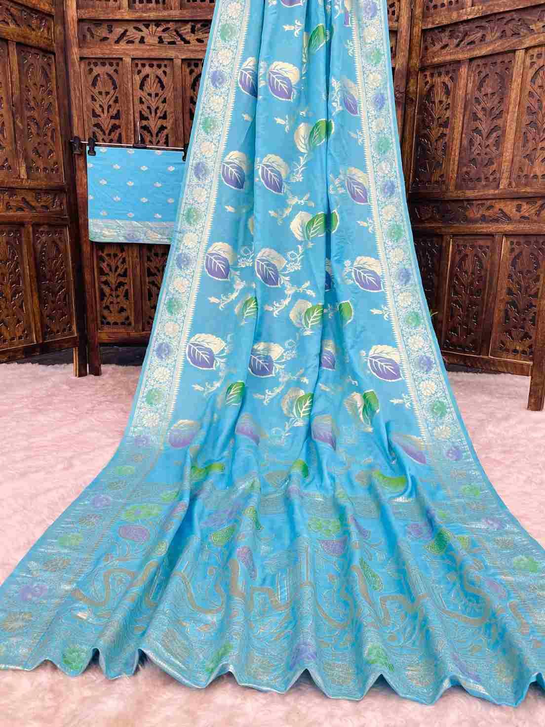 Sb-955 By Fashid Wholesale 01 To 10 Series Indian Traditional Wear Collection Beautiful Stylish Fancy Colorful Party Wear & Occasional Wear Pure Soft Dola Silk Sarees At Wholesale Price