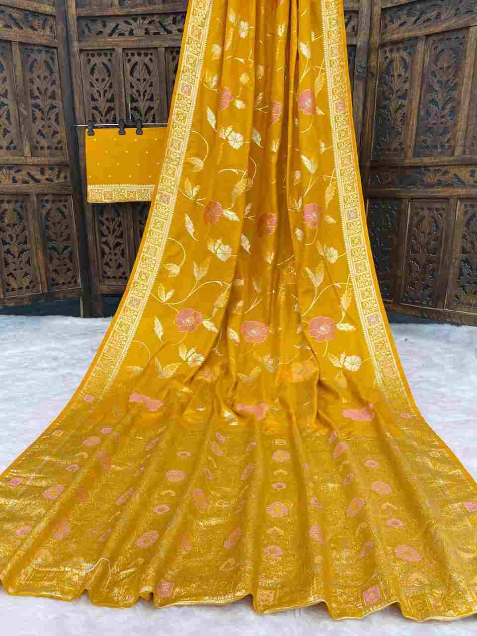 Sb-956 By Fashid Wholesale 01 To 10 Series Indian Traditional Wear Collection Beautiful Stylish Fancy Colorful Party Wear & Occasional Wear Pure Soft Dola Silk Sarees At Wholesale Price