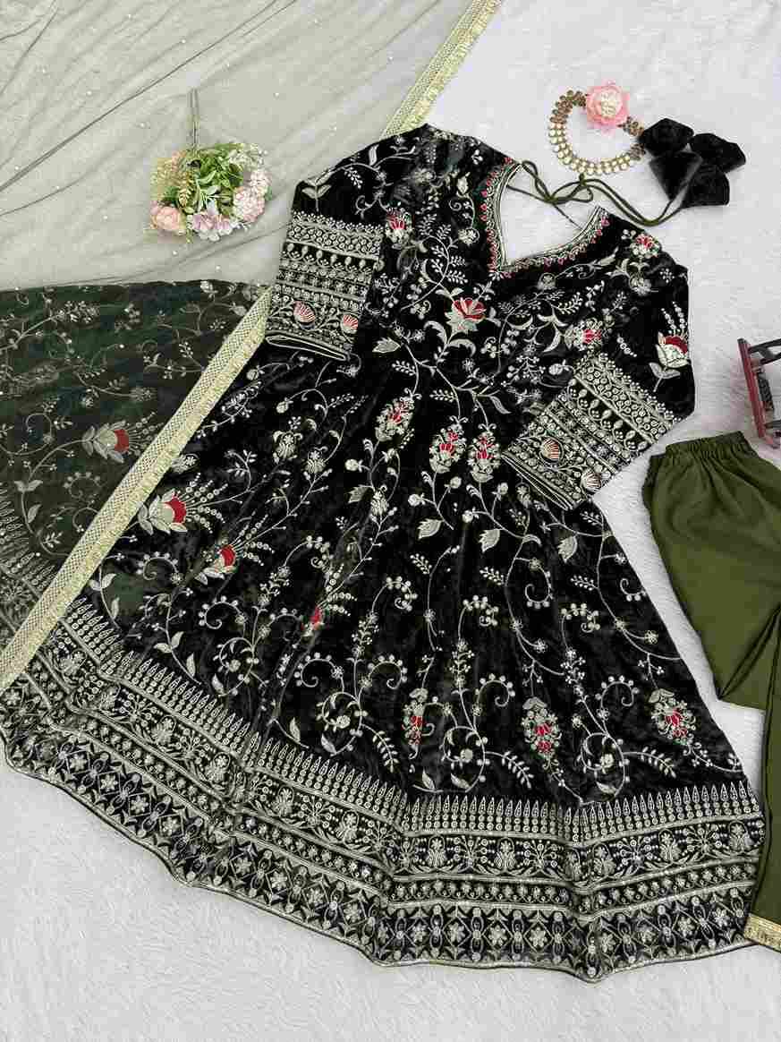 R--5943 By Fashid Wholesale Beautiful Festive Suits Colorful Stylish Fancy Casual Wear & Ethnic Wear Viscose Velvet Dresses At Wholesale Price
