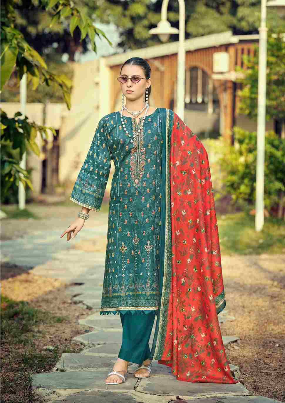 Embroidered Vol-17 By Ishaal Prints 17001 To 17010 Series Beautiful Suits Colorful Stylish Fancy Casual Wear & Ethnic Wear Pure Lawn Printed Dresses At Wholesale Price