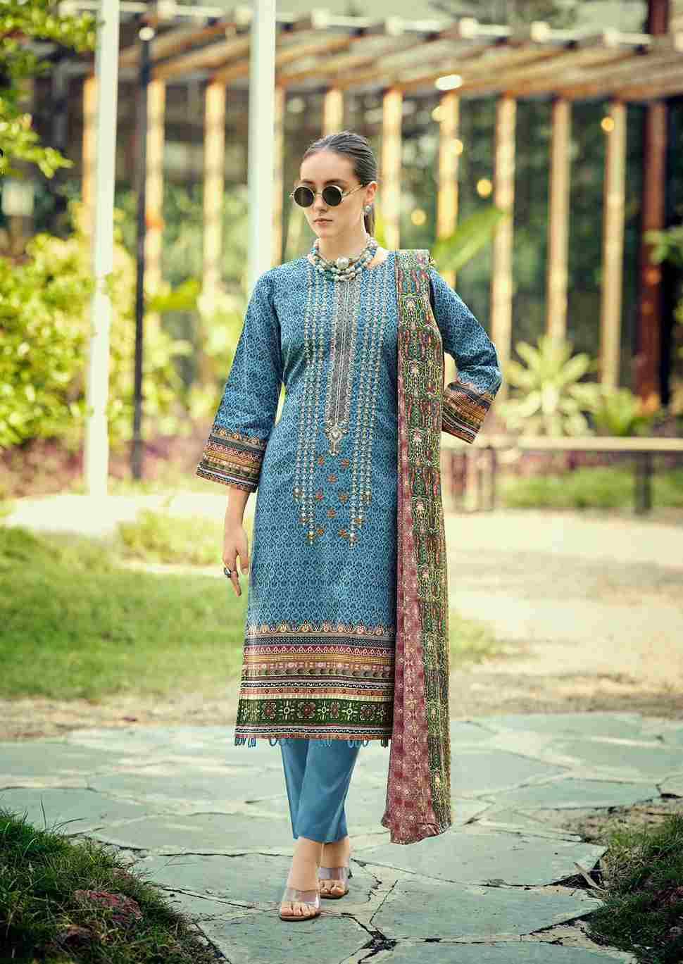 Embroidered Vol-17 By Ishaal Prints 17001 To 17010 Series Beautiful Suits Colorful Stylish Fancy Casual Wear & Ethnic Wear Pure Lawn Printed Dresses At Wholesale Price