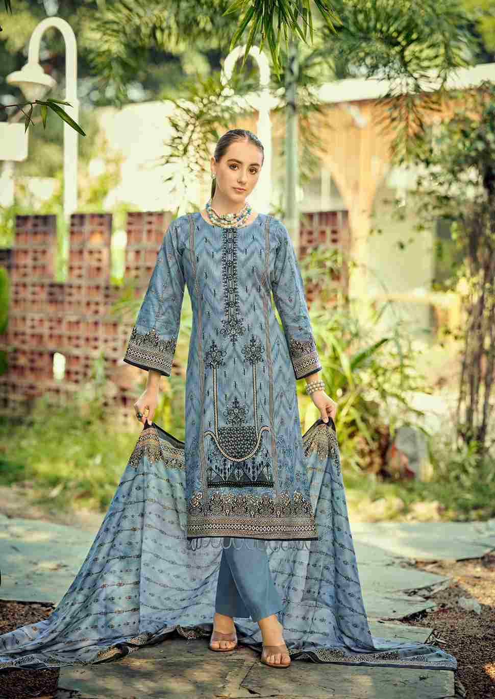 Embroidered Vol-17 By Ishaal Prints 17001 To 17010 Series Beautiful Suits Colorful Stylish Fancy Casual Wear & Ethnic Wear Pure Lawn Printed Dresses At Wholesale Price