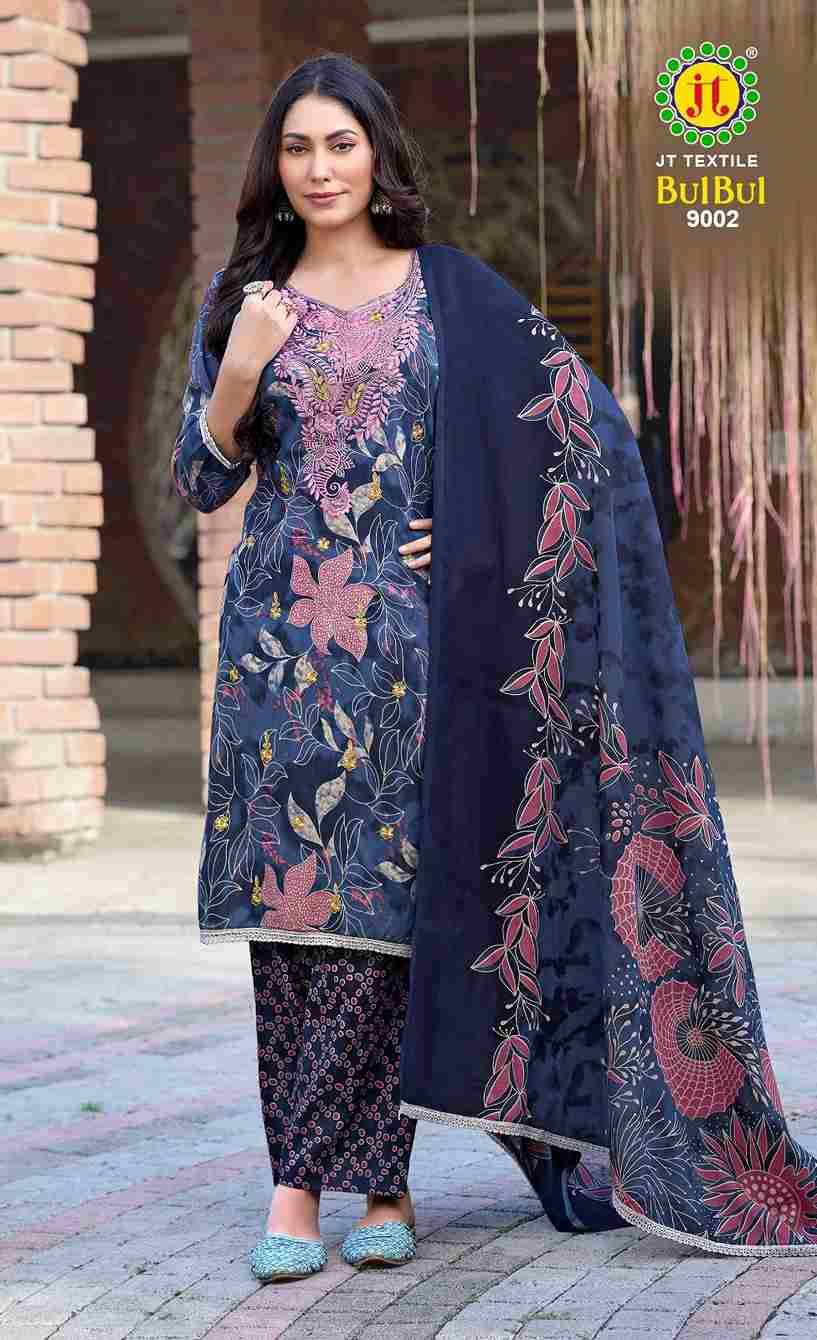 Bulbul Vol-9 By JT 9001 To 9005 Series Beautiful Festive Suits Colorful Stylish Fancy Casual Wear & Ethnic Wear Rayon Dresses At Wholesale Price