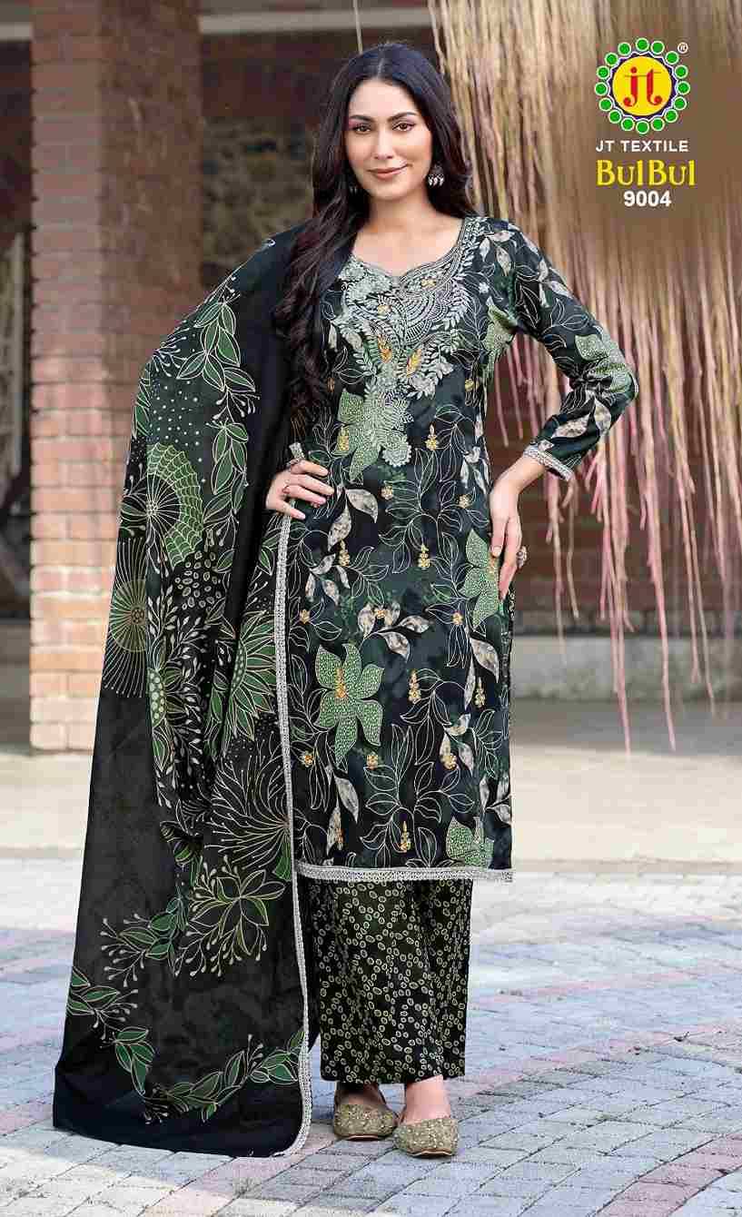 Bulbul Vol-9 By JT 9001 To 9005 Series Beautiful Festive Suits Colorful Stylish Fancy Casual Wear & Ethnic Wear Rayon Dresses At Wholesale Price