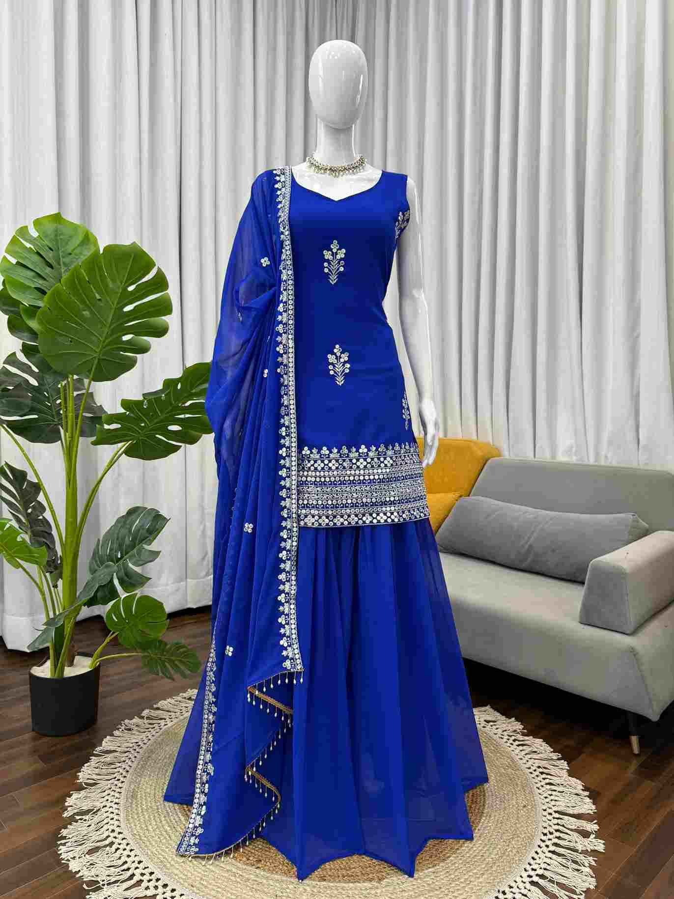 R-5944 By Fashid Wholesale Suits Beautiful Fancy Colorful Stylish Party Wear & Occasional Wear Faux Georgette Dresses At Wholesale Price