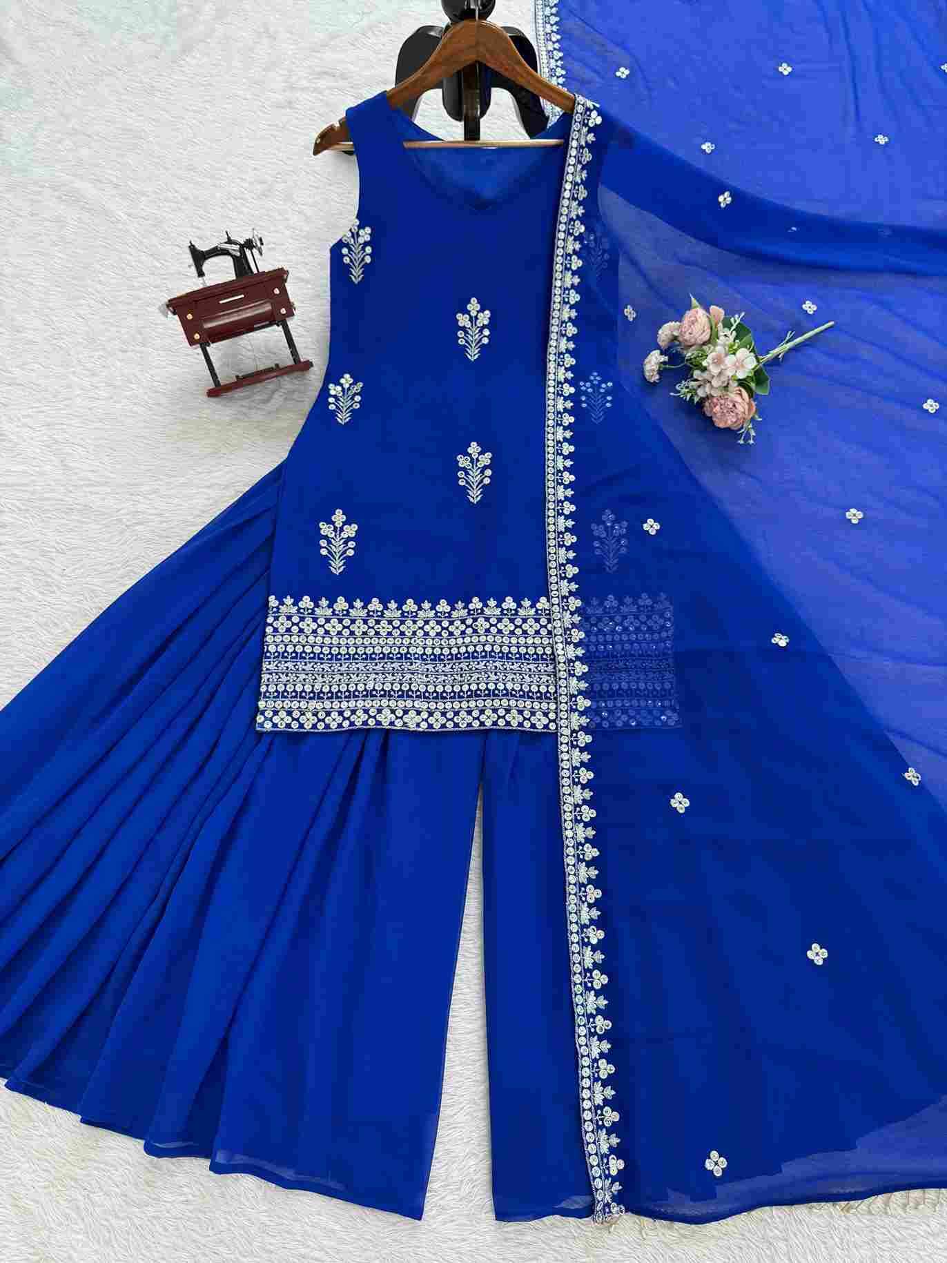 R-5944 By Fashid Wholesale Suits Beautiful Fancy Colorful Stylish Party Wear & Occasional Wear Faux Georgette Dresses At Wholesale Price