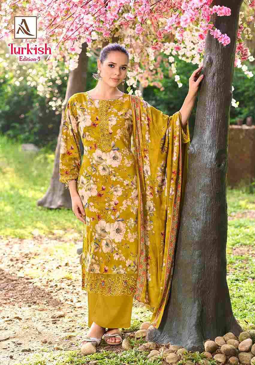 Turkish Vol-3 By Alok Suit 2165-975-01 To 2165-975-06 Series Beautiful Festive Suits Colorful Stylish Fancy Casual Wear & Ethnic Wear Viscose Rayon Dresses At Wholesale Price