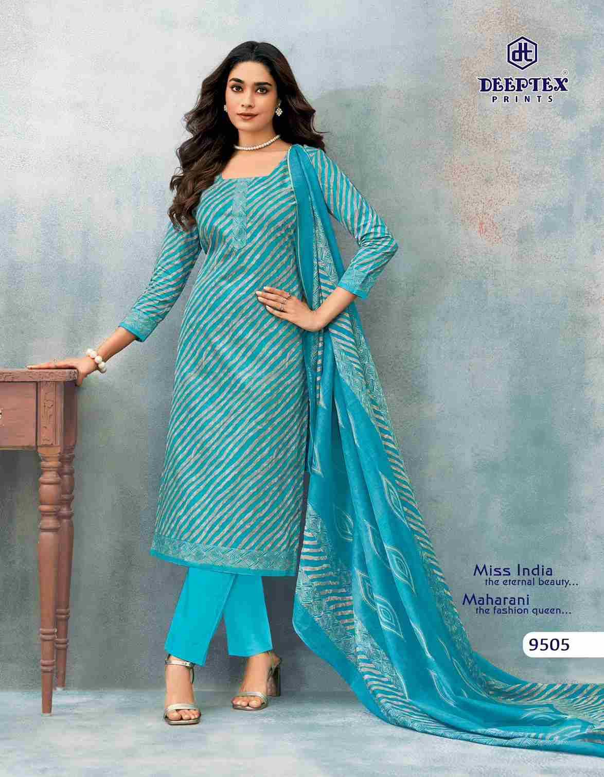Miss India Vol-95 By Deeptex Prints 9501 To 9516 Series Beautiful Festive Suits Stylish Fancy Colorful Casual Wear & Ethnic Wear Cotton Print Dresses At Wholesale Price